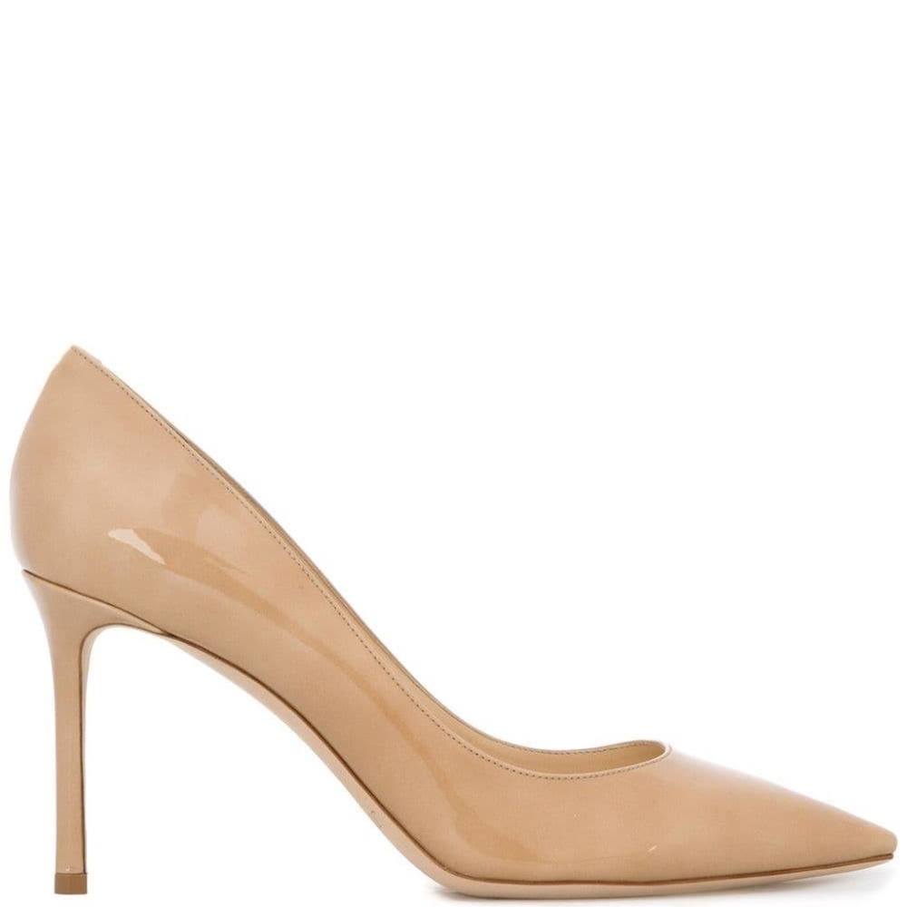 Jimmy Choo ROMY 85/34 PAT/029 NUDE